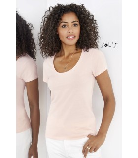 T-shirt femme manches courtes personnalisable