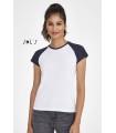 TEE-SHIRT FEMME BICOLORE MILKY - 11195