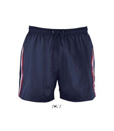 SHORT DE BAIN TRICOLORE HOMME SUNRISE - 02919
