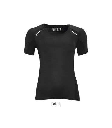 TEE-SHIRT RUNNING FEMME MANCHES COURTES  SYDNEY WOMEN - 01415