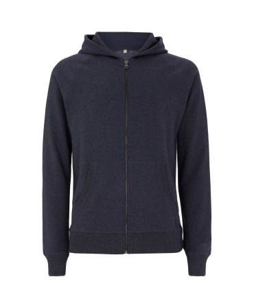 Sweat à capuche zippé unisexe