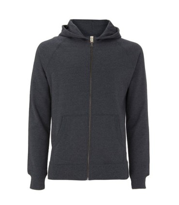 Sweat à capuche zippé unisexe