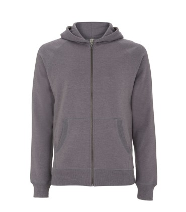 Sweat à capuche zippé unisexe