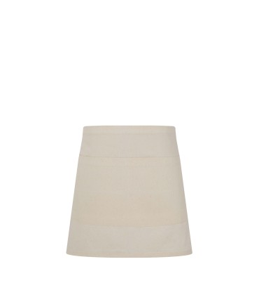 Tablier court unisexe recyclé avec poches