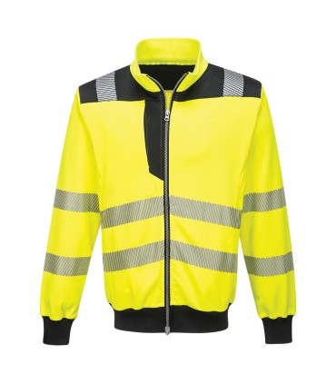 PW370 - PW3 Hi-Vis Sweatshirt Zippé