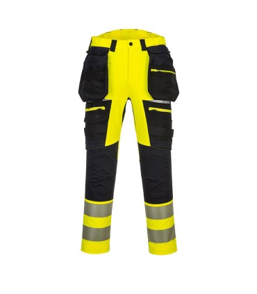 DX442 - Pantalon DX4 haute-Visibilité avec poches flottantes démontables