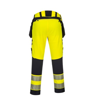 DX442 - Pantalon DX4 haute-Visibilité avec poches flottantes démontables